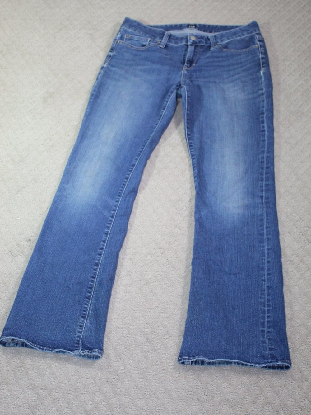 Gap 1969 Jeans Womens 28R Blue Denim Flare Long Lean Mid Rise Retro 32x31